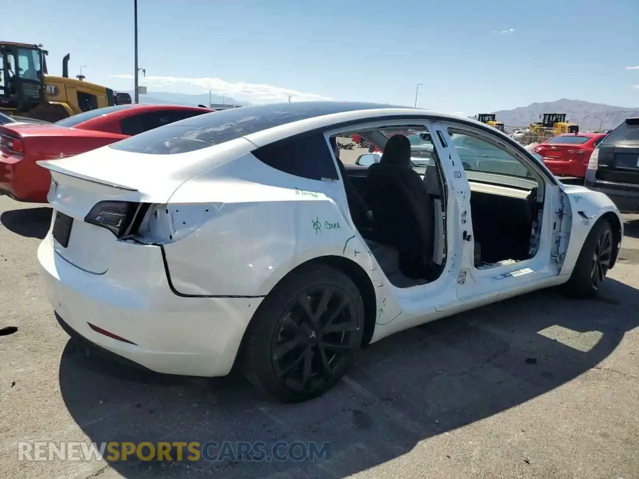 3 Photograph of a damaged car 5YJ3E1EA1PF665006 TESLA MODEL 3 2023