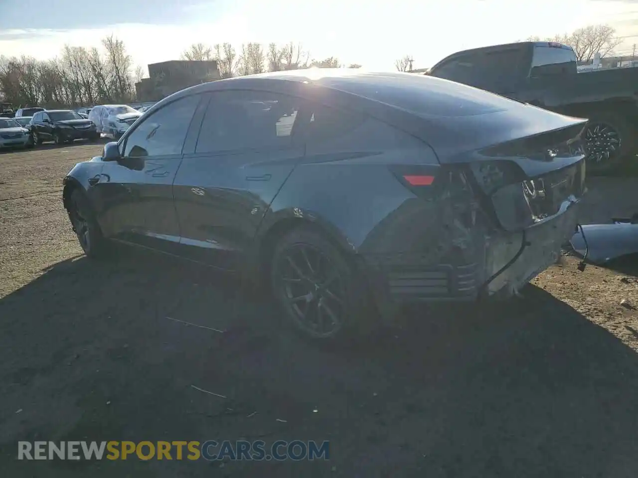 2 Photograph of a damaged car 5YJ3E1EA1PF680976 TESLA MODEL 3 2023
