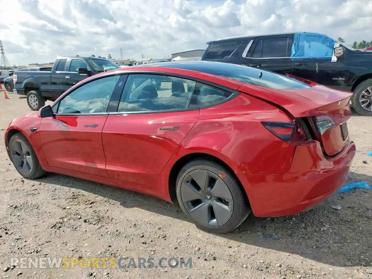 2 Photograph of a damaged car 5YJ3E1EA1PF693369 TESLA MODEL 3 2023