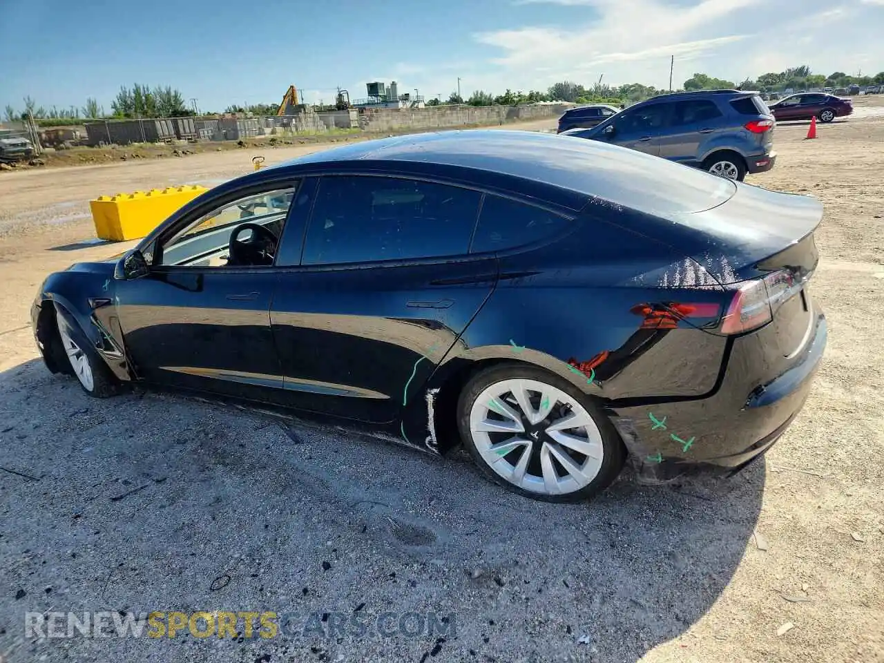 2 Фотография поврежденного автомобиля 5YJ3E1EA1PF693565 TESLA MODEL 3 2023