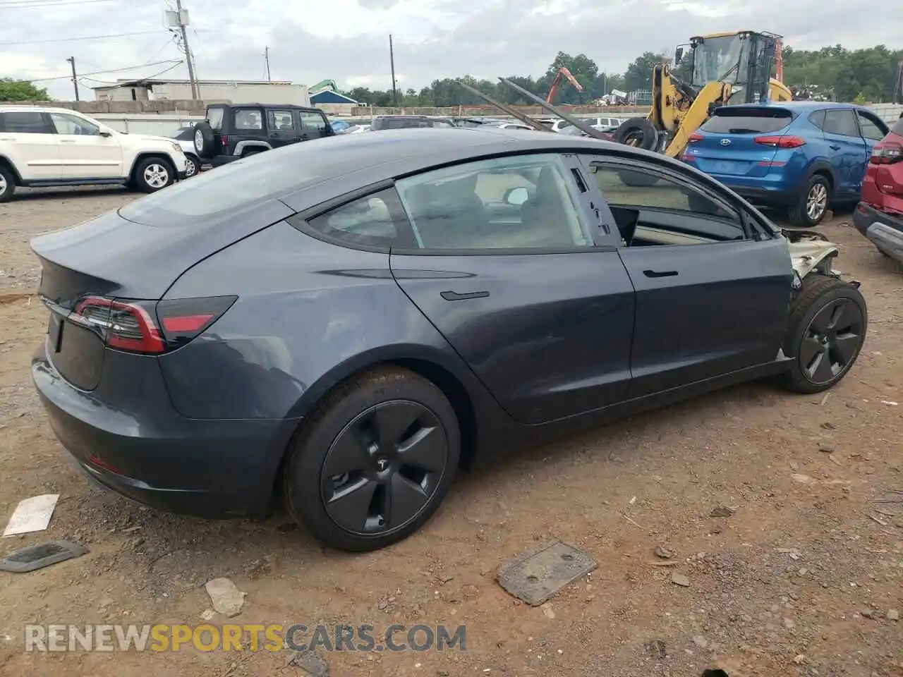 3 Photograph of a damaged car 5YJ3E1EA1PF698930 TESLA MODEL 3 2023