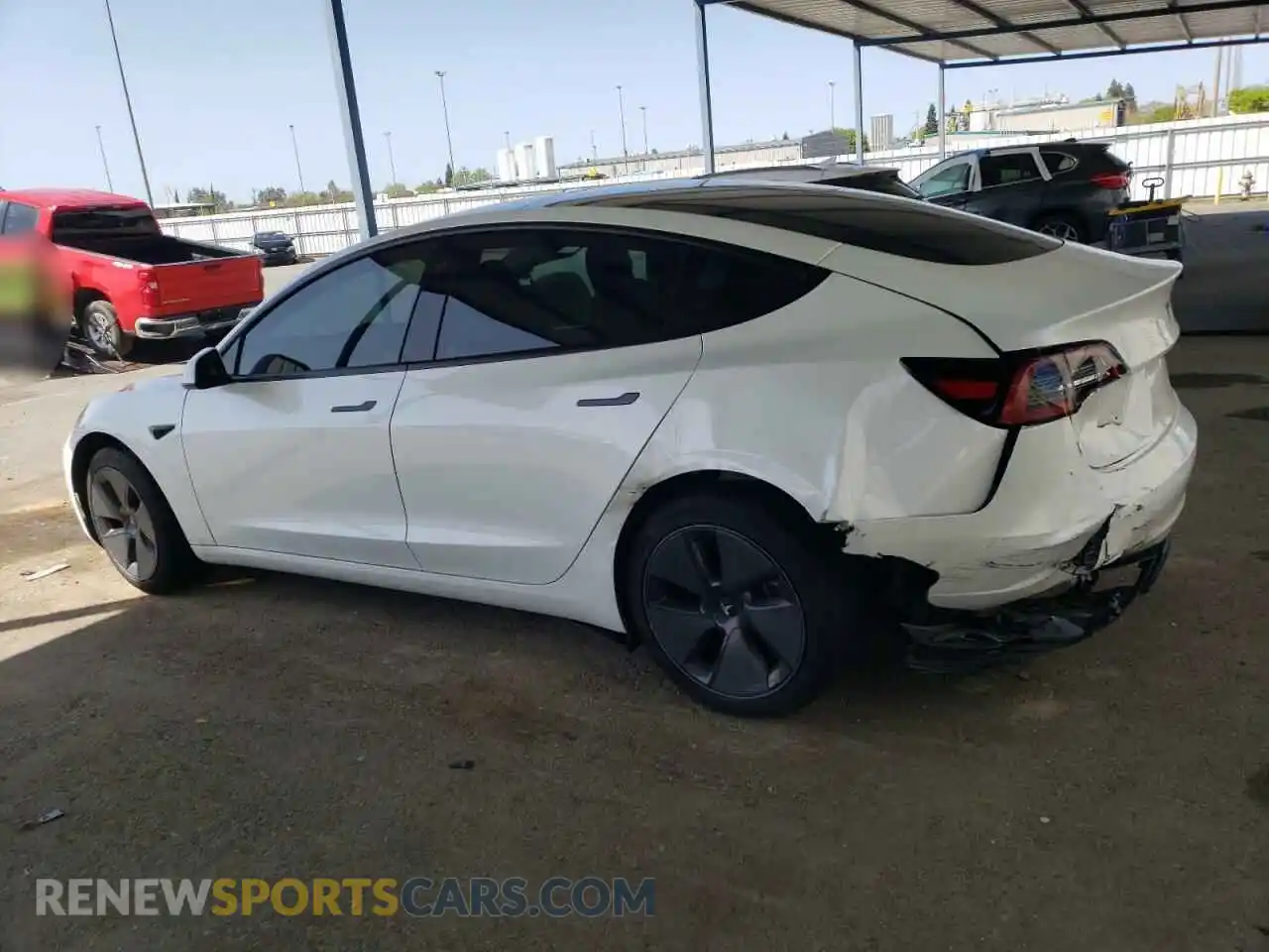 2 Photograph of a damaged car 5YJ3E1EA1PF714513 TESLA MODEL 3 2023