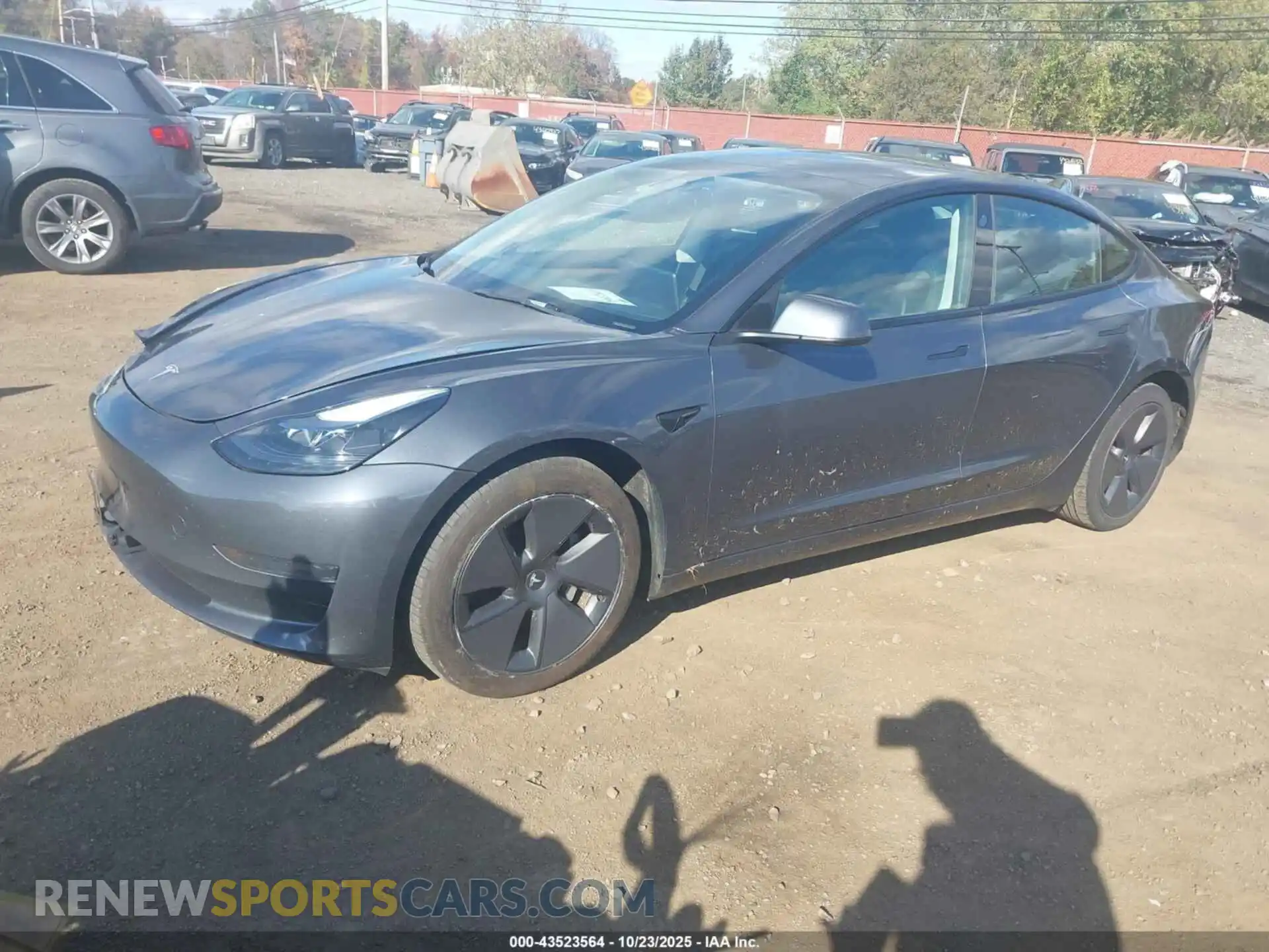 2 Photograph of a damaged car 5YJ3E1EA2PF403141 TESLA MODEL 3 2023