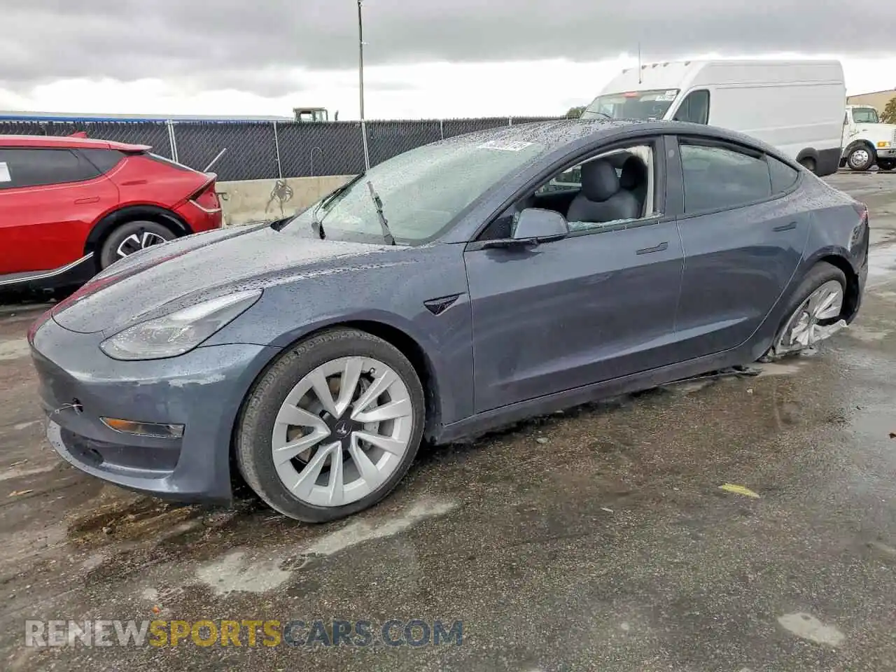 1 Photograph of a damaged car 5YJ3E1EA2PF417802 TESLA MODEL 3 2023