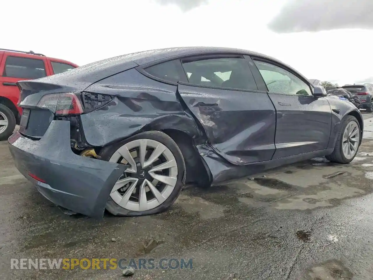 3 Photograph of a damaged car 5YJ3E1EA2PF417802 TESLA MODEL 3 2023