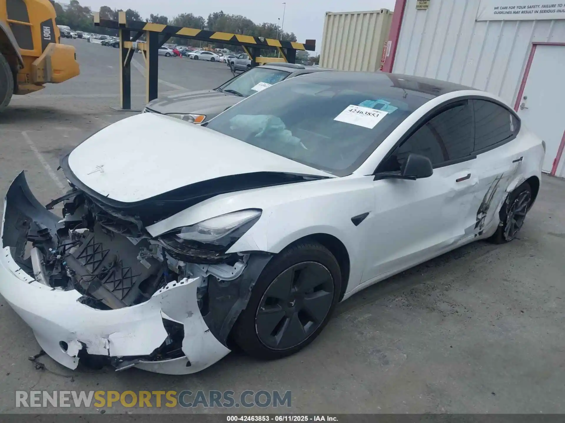 2 Photograph of a damaged car 5YJ3E1EA2PF417959 TESLA MODEL 3 2023