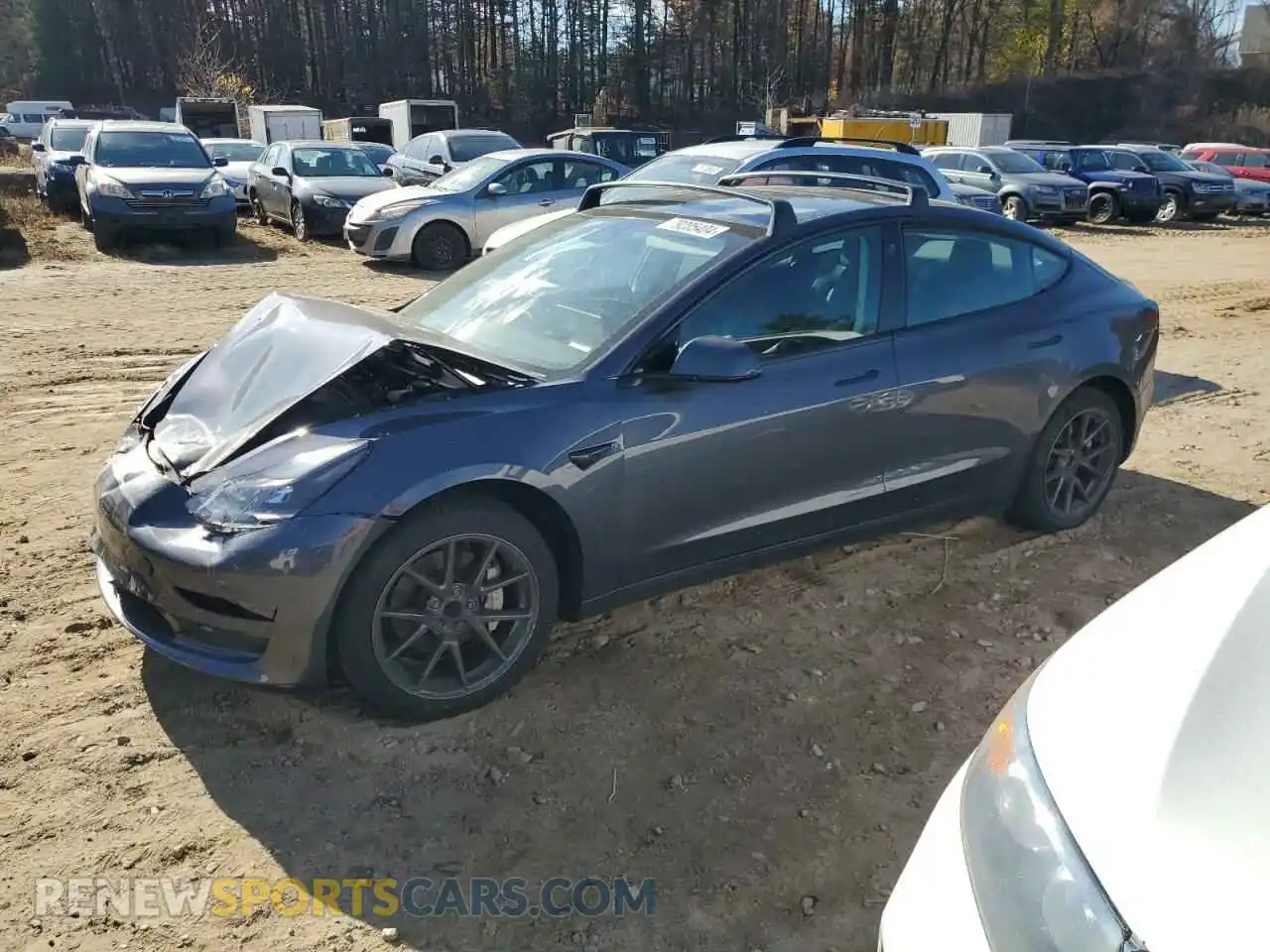 1 Photograph of a damaged car 5YJ3E1EA2PF428508 TESLA MODEL 3 2023