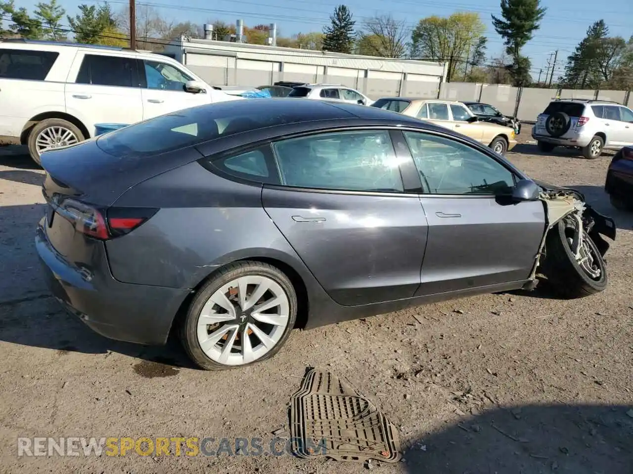 3 Photograph of a damaged car 5YJ3E1EA2PF447477 TESLA MODEL 3 2023