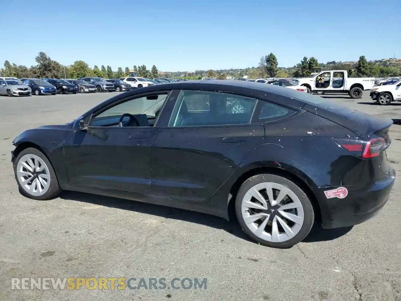 2 Photograph of a damaged car 5YJ3E1EA2PF449956 TESLA MODEL 3 2023