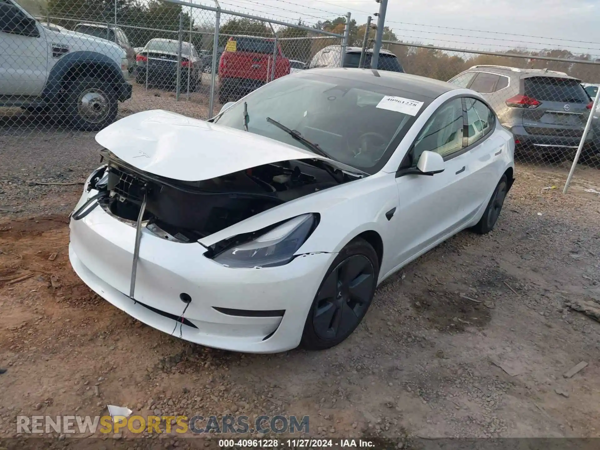 2 Photograph of a damaged car 5YJ3E1EA2PF455045 TESLA MODEL 3 2023