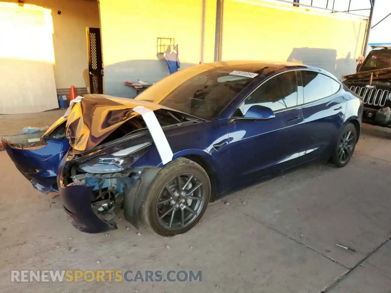 1 Photograph of a damaged car 5YJ3E1EA2PF458933 TESLA MODEL 3 2023