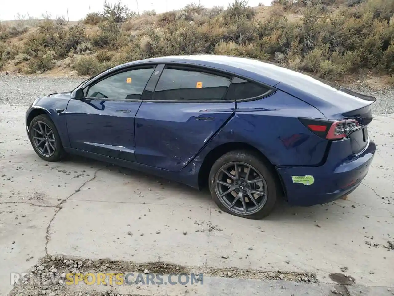 2 Photograph of a damaged car 5YJ3E1EA2PF462285 TESLA MODEL 3 2023
