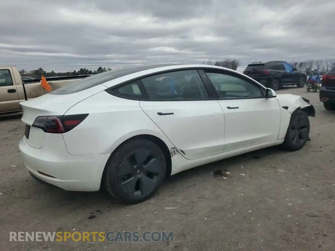 3 Photograph of a damaged car 5YJ3E1EA2PF467938 TESLA MODEL 3 2023