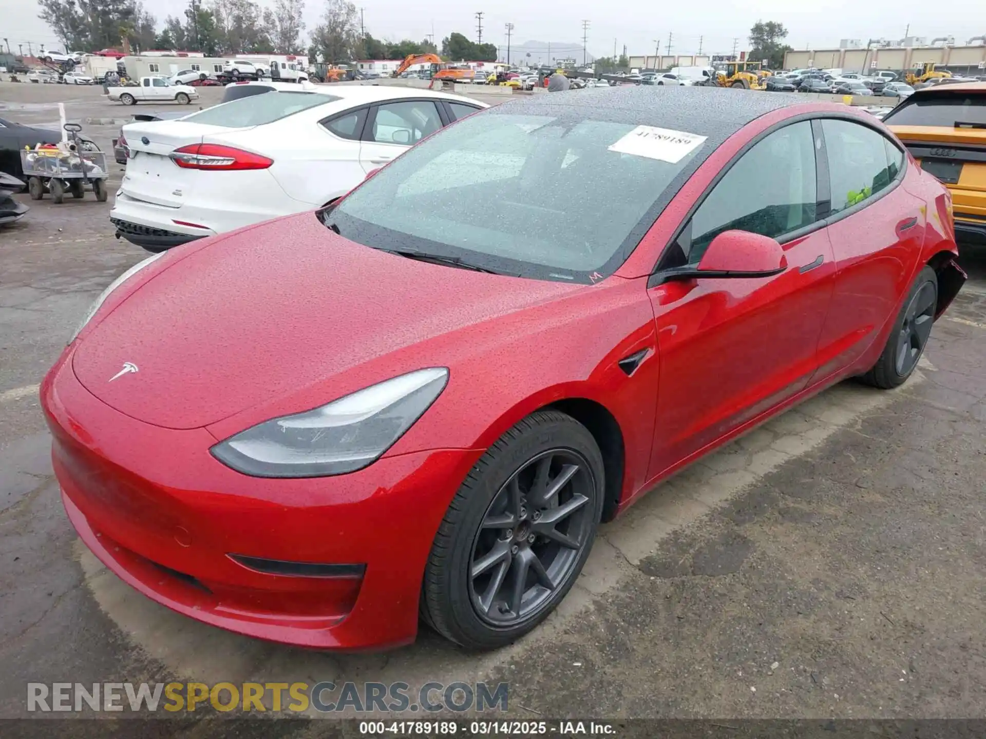 2 Photograph of a damaged car 5YJ3E1EA2PF476140 TESLA MODEL 3 2023