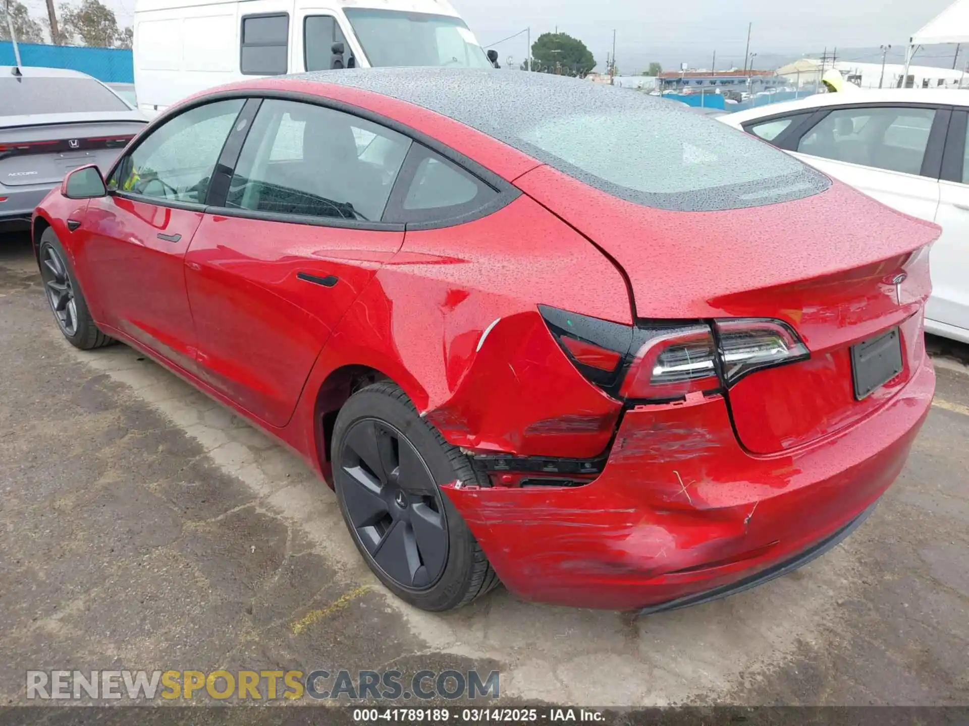 3 Photograph of a damaged car 5YJ3E1EA2PF476140 TESLA MODEL 3 2023