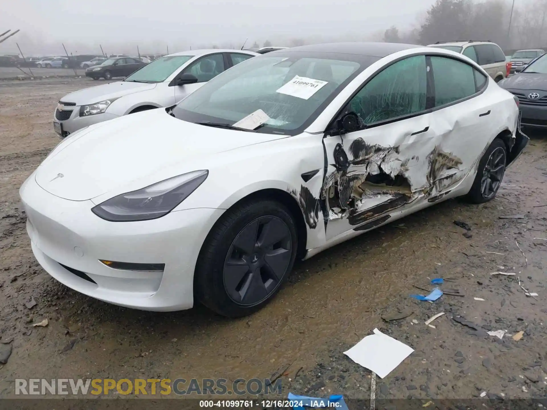 2 Фотография поврежденного автомобиля 5YJ3E1EA2PF478423 TESLA MODEL 3 2023