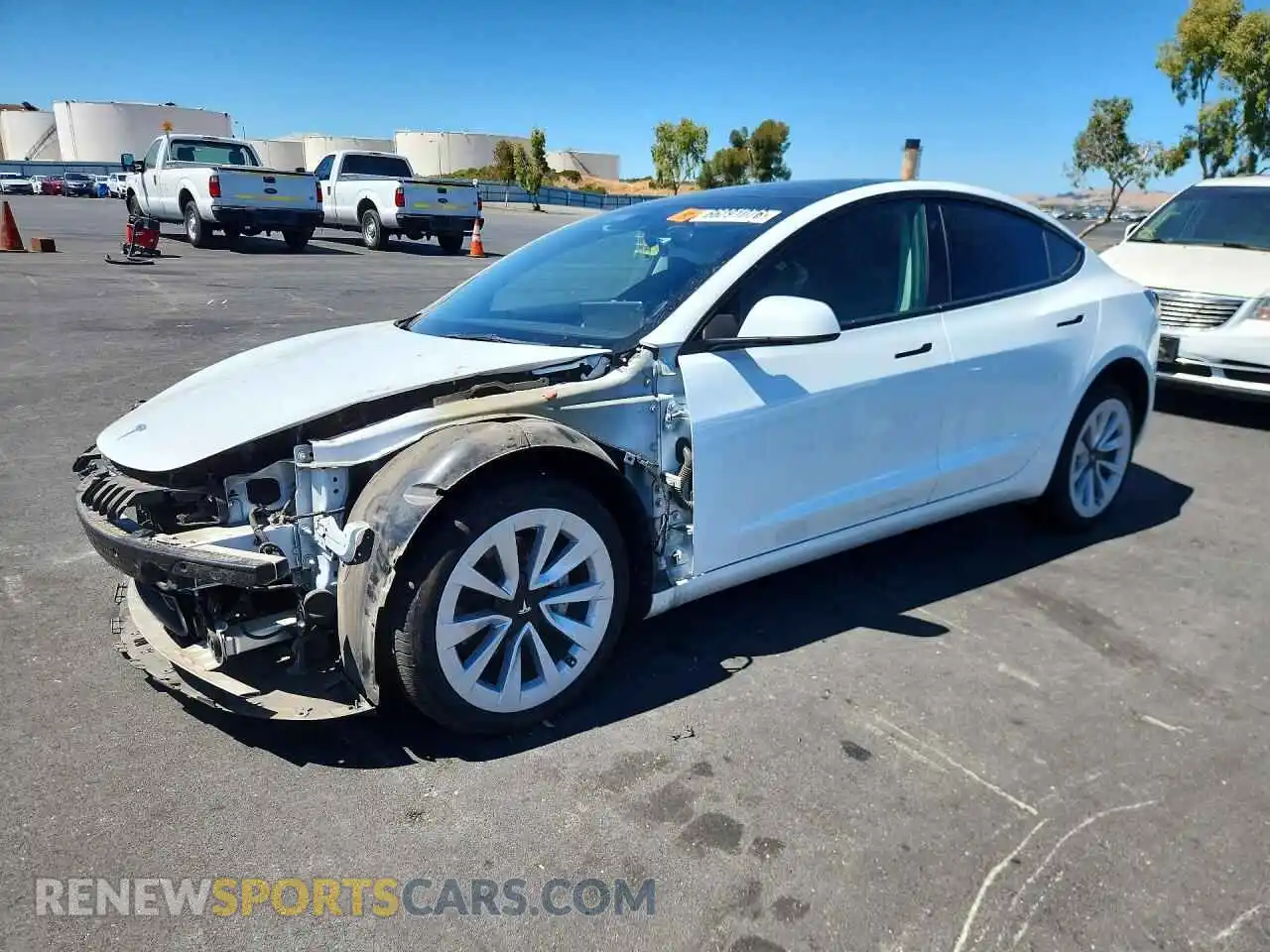1 fotografías del automóvil dañado 5YJ3E1EA2PF485128 TESLA MODEL 3 2023