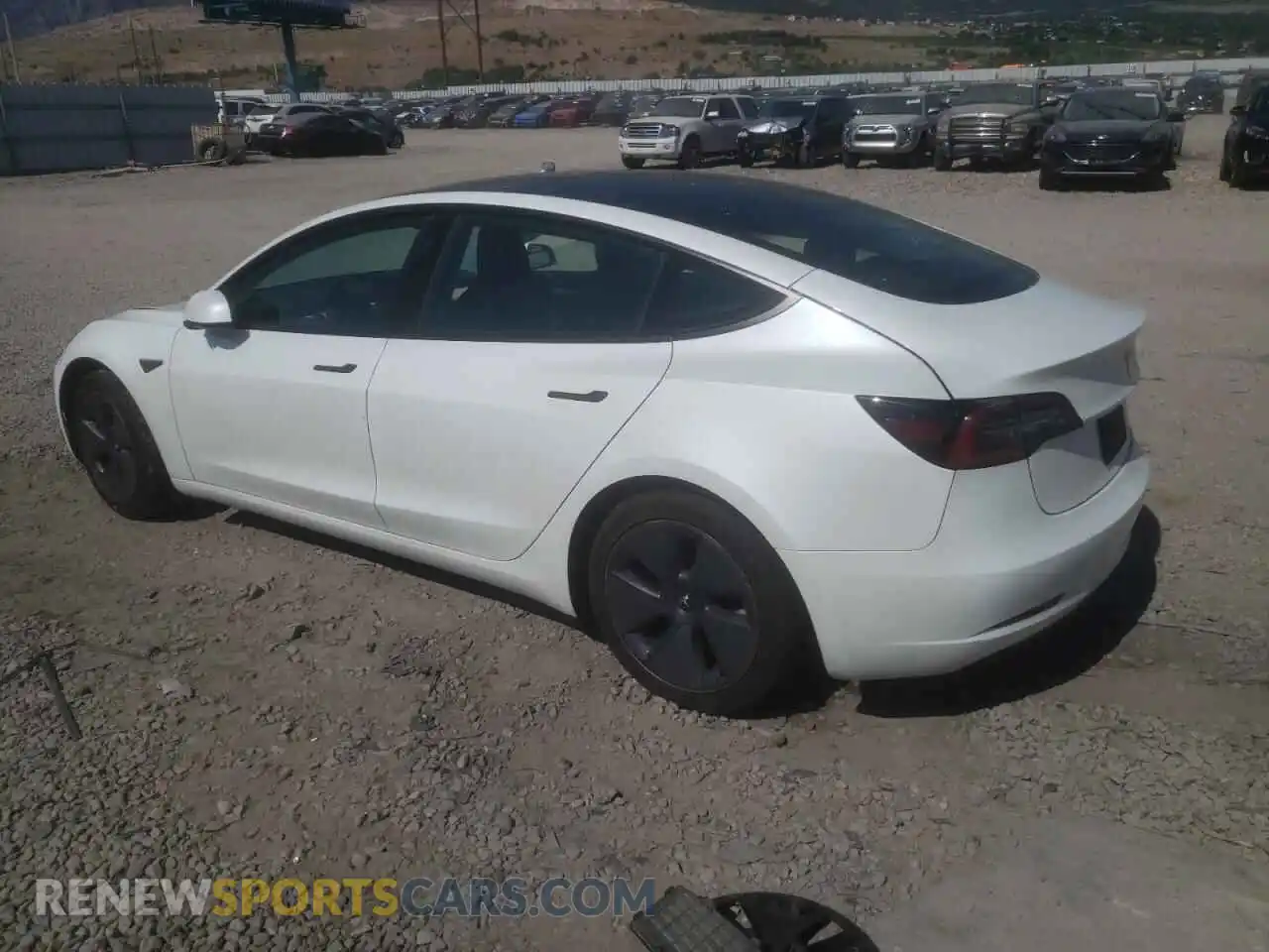 2 Photograph of a damaged car 5YJ3E1EA2PF487834 TESLA MODEL 3 2023