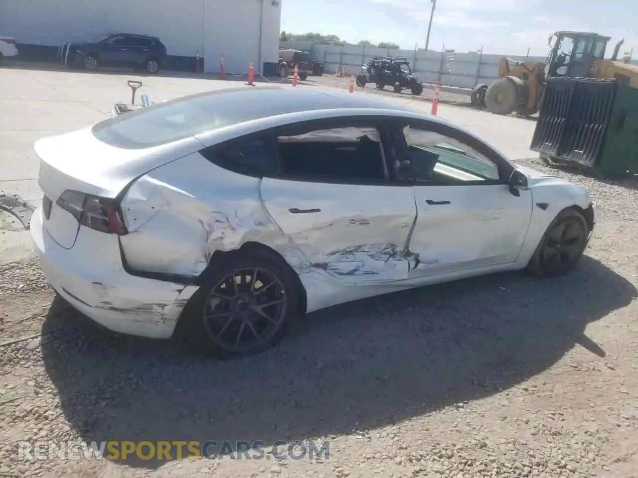 3 Photograph of a damaged car 5YJ3E1EA2PF487834 TESLA MODEL 3 2023