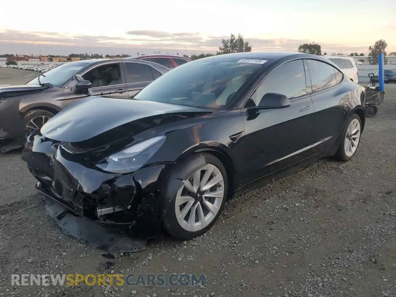 1 Photograph of a damaged car 5YJ3E1EA2PF491592 TESLA MODEL 3 2023