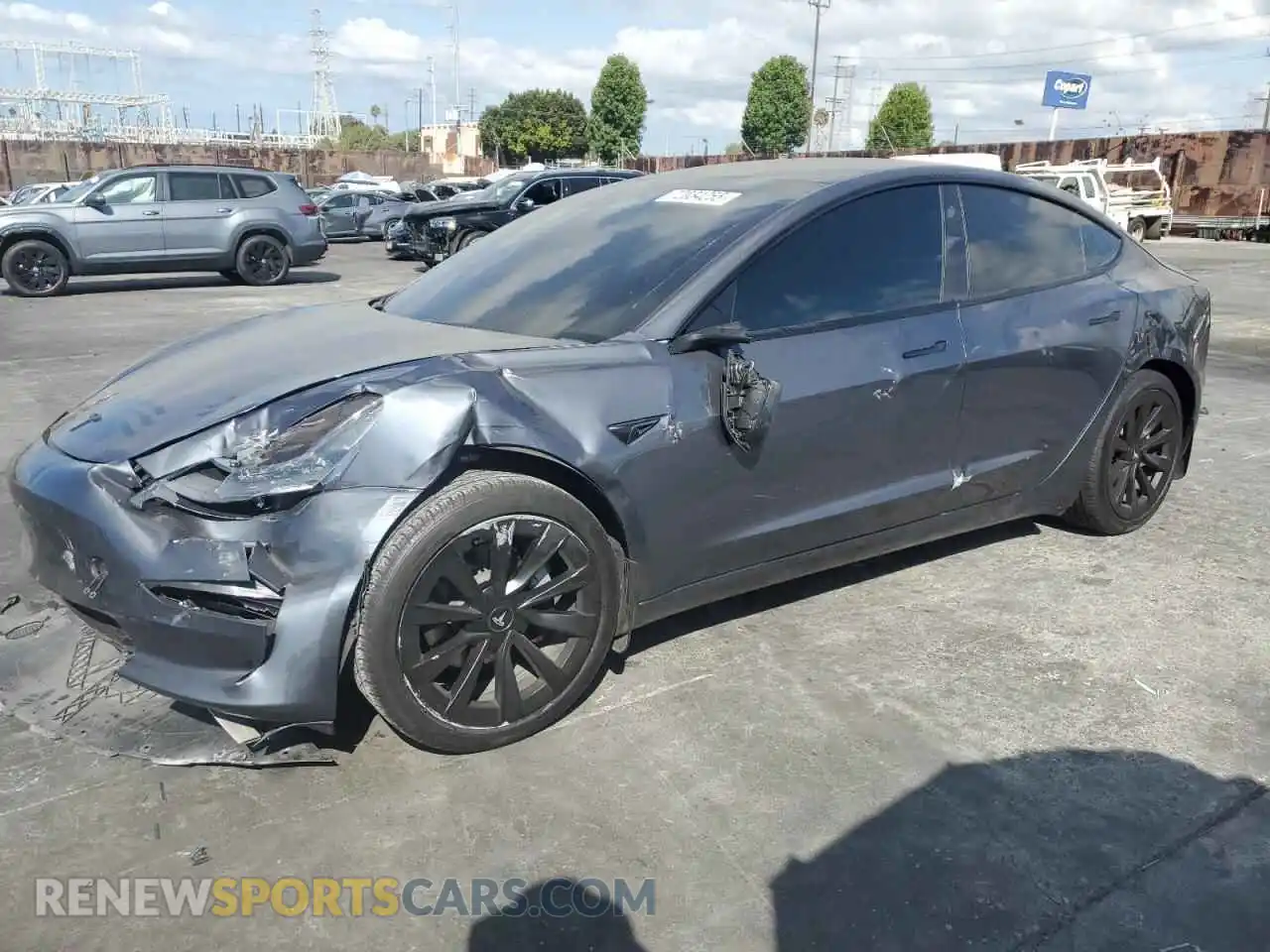 1 Фотография поврежденного автомобиля 5YJ3E1EA2PF494251 TESLA MODEL 3 2023