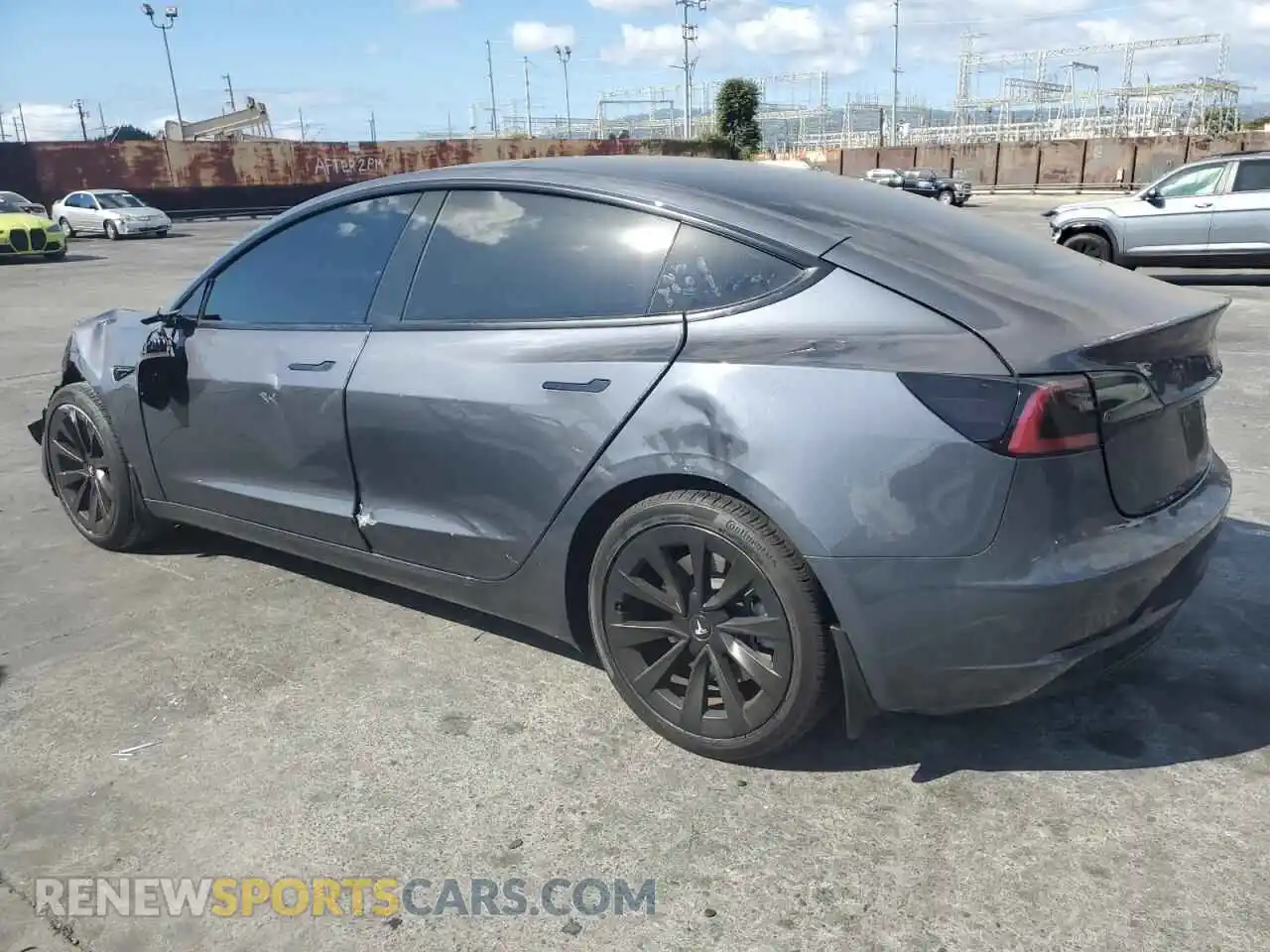 2 Фотография поврежденного автомобиля 5YJ3E1EA2PF494251 TESLA MODEL 3 2023
