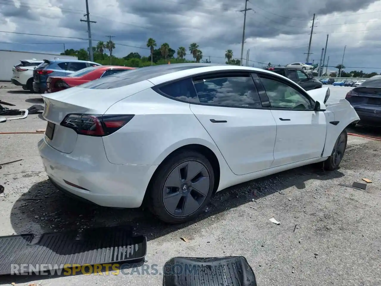 3 Photograph of a damaged car 5YJ3E1EA2PF497375 TESLA MODEL 3 2023