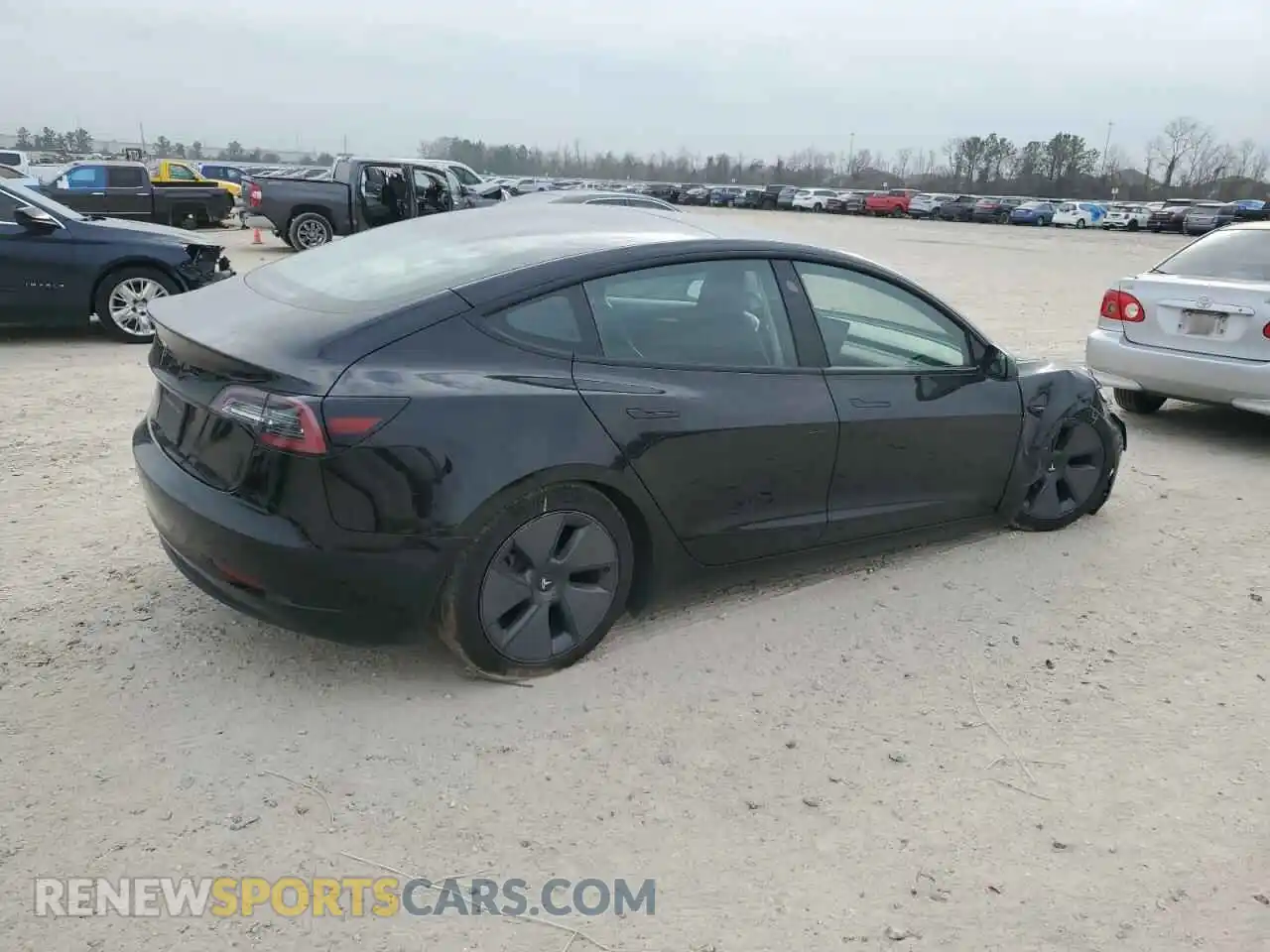3 Photograph of a damaged car 5YJ3E1EA2PF500419 TESLA MODEL 3 2023