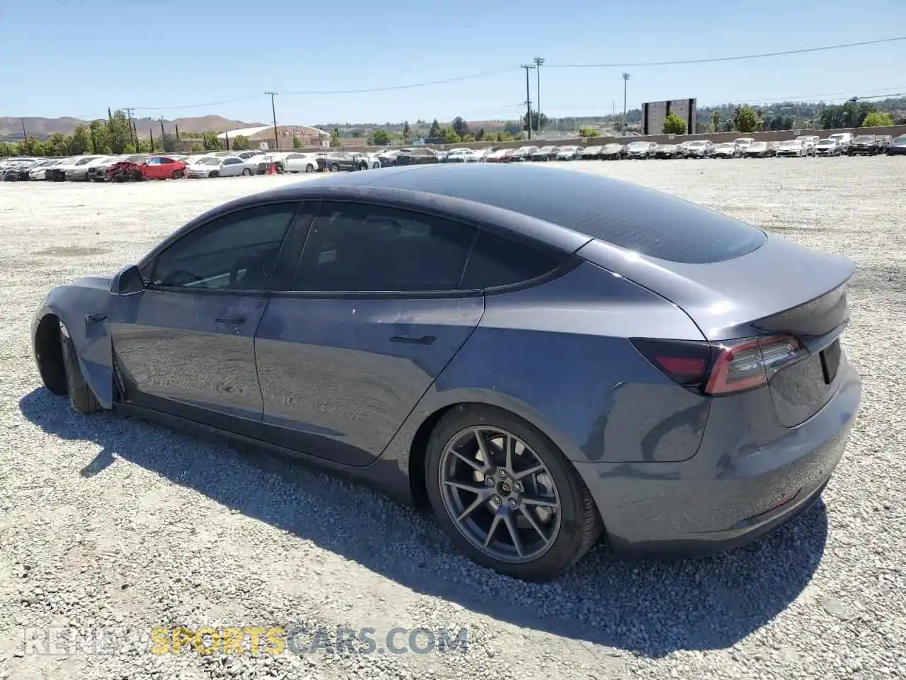 2 Photograph of a damaged car 5YJ3E1EA2PF500694 TESLA MODEL 3 2023