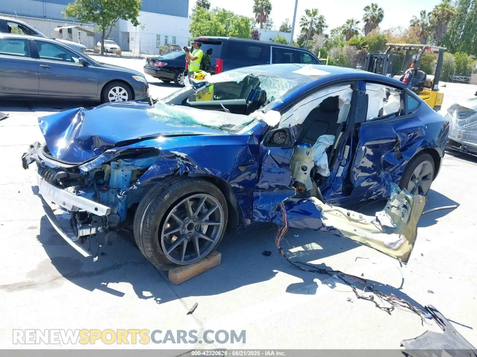 2 Photograph of a damaged car 5YJ3E1EA2PF506429 TESLA MODEL 3 2023