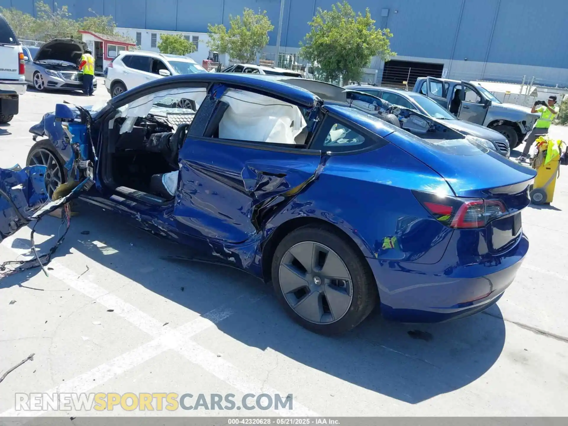 3 Photograph of a damaged car 5YJ3E1EA2PF506429 TESLA MODEL 3 2023