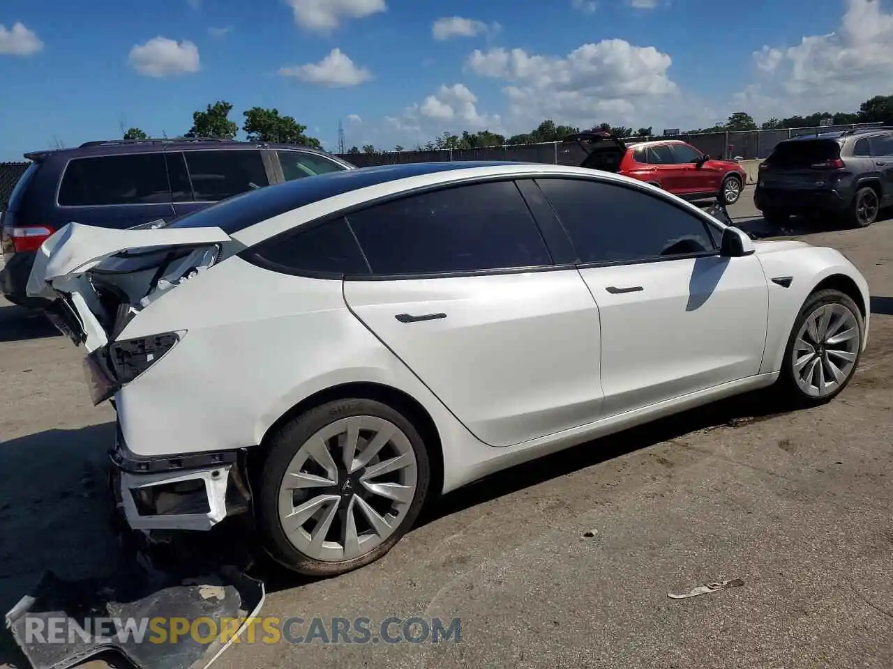 3 Photograph of a damaged car 5YJ3E1EA2PF510058 TESLA MODEL 3 2023