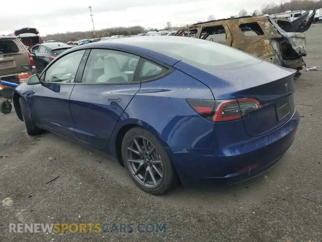 2 Photograph of a damaged car 5YJ3E1EA2PF512943 TESLA MODEL 3 2023