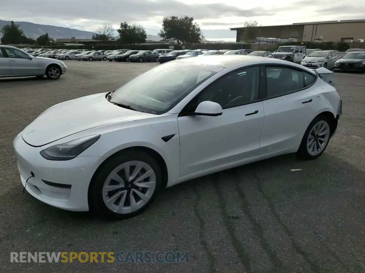 1 Photograph of a damaged car 5YJ3E1EA2PF541374 TESLA MODEL 3 2023
