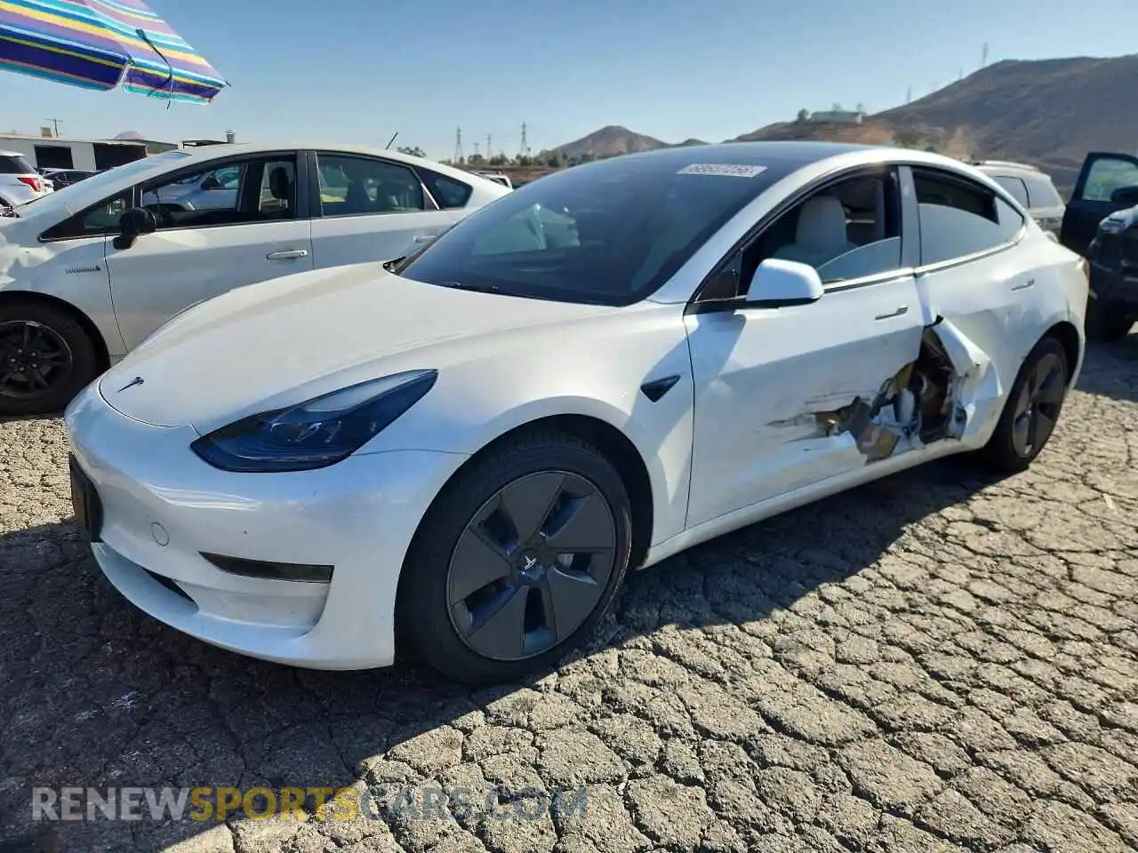 1 Photograph of a damaged car 5YJ3E1EA2PF544159 TESLA MODEL 3 2023