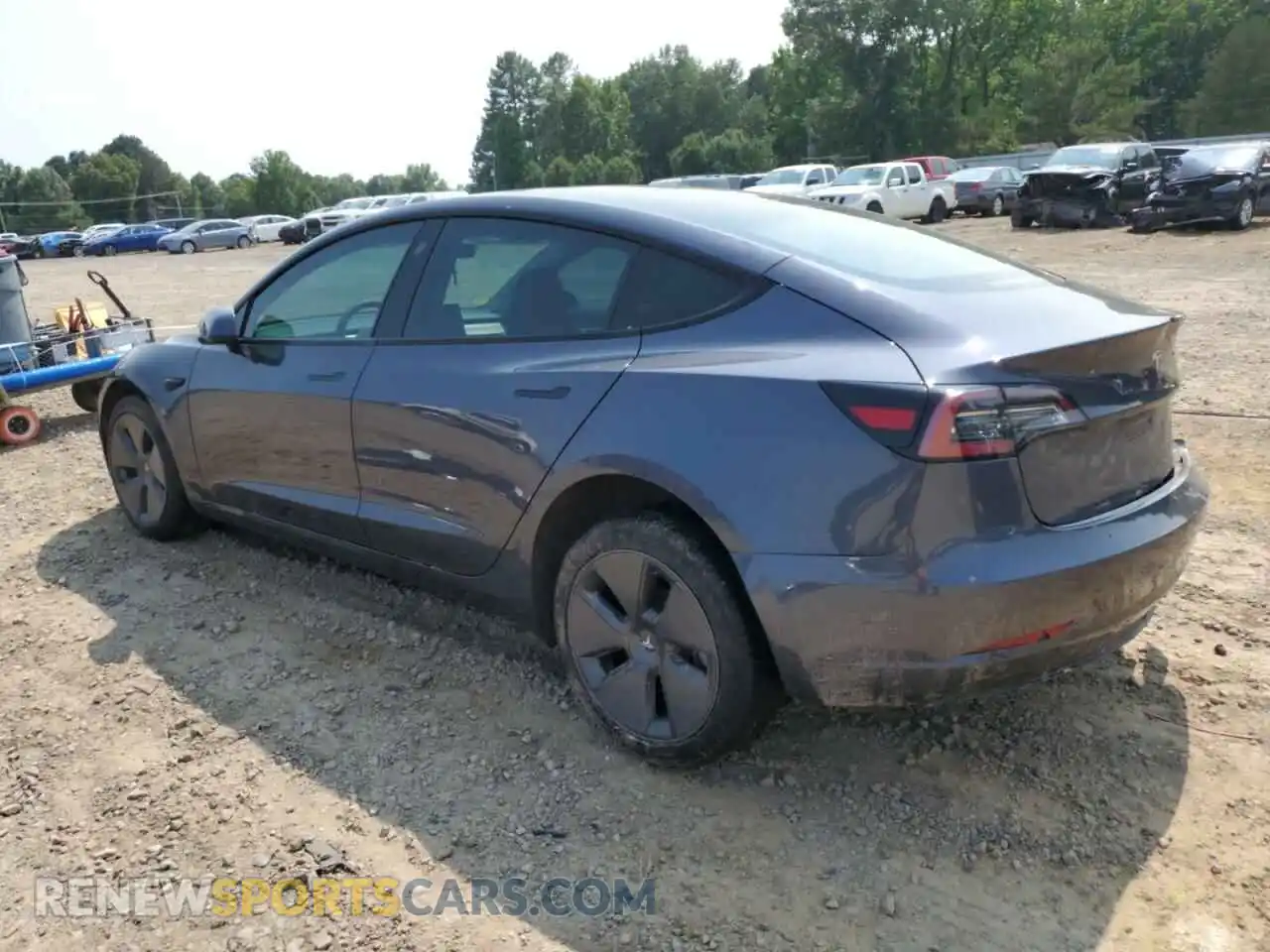 2 Photograph of a damaged car 5YJ3E1EA2PF549314 TESLA MODEL 3 2023