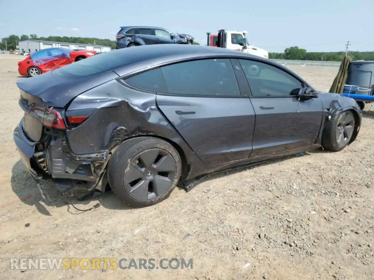 3 Photograph of a damaged car 5YJ3E1EA2PF549314 TESLA MODEL 3 2023