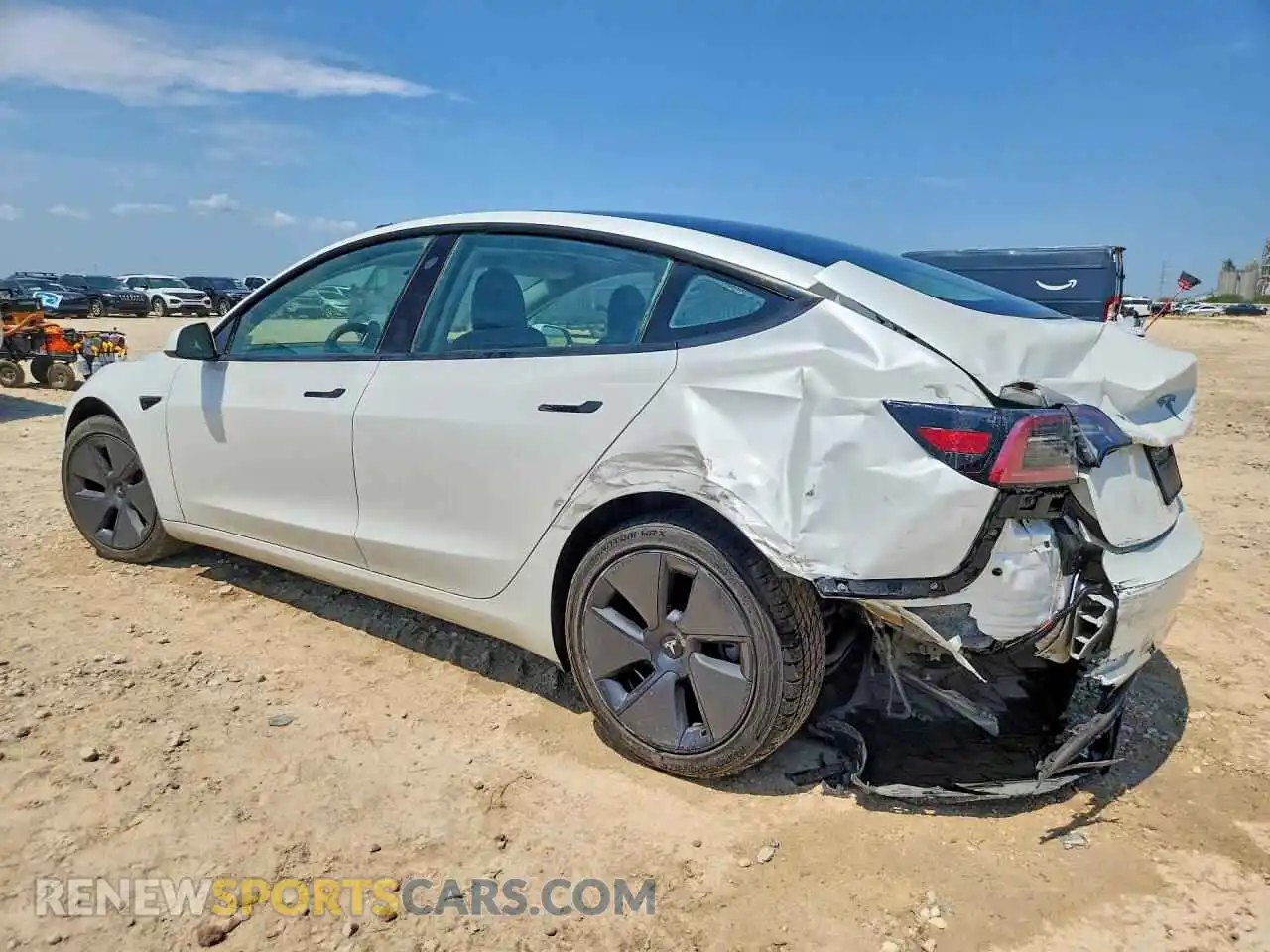 2 Photograph of a damaged car 5YJ3E1EA2PF560846 TESLA MODEL 3 2023