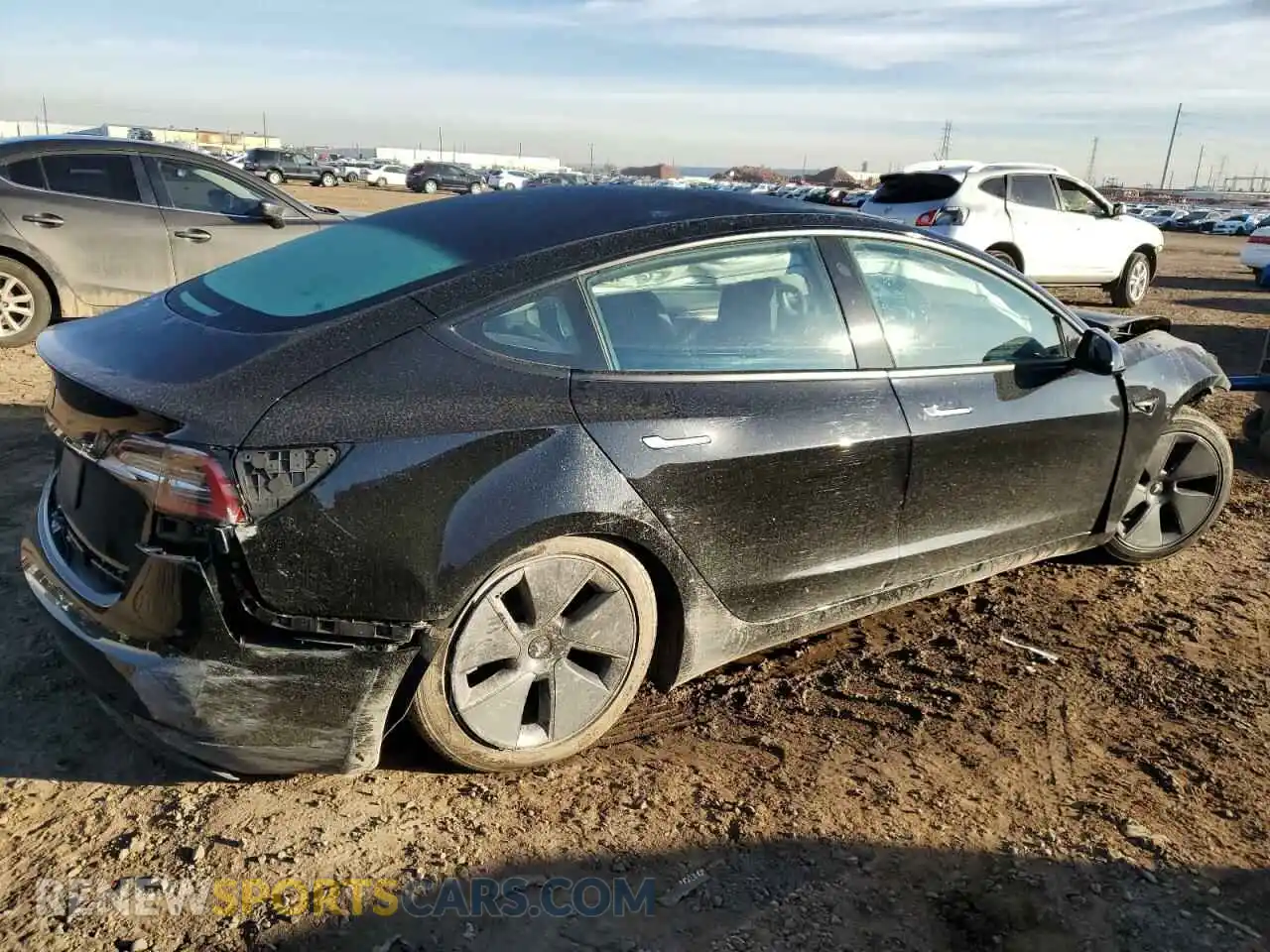 3 Photograph of a damaged car 5YJ3E1EA2PF566727 TESLA MODEL 3 2023