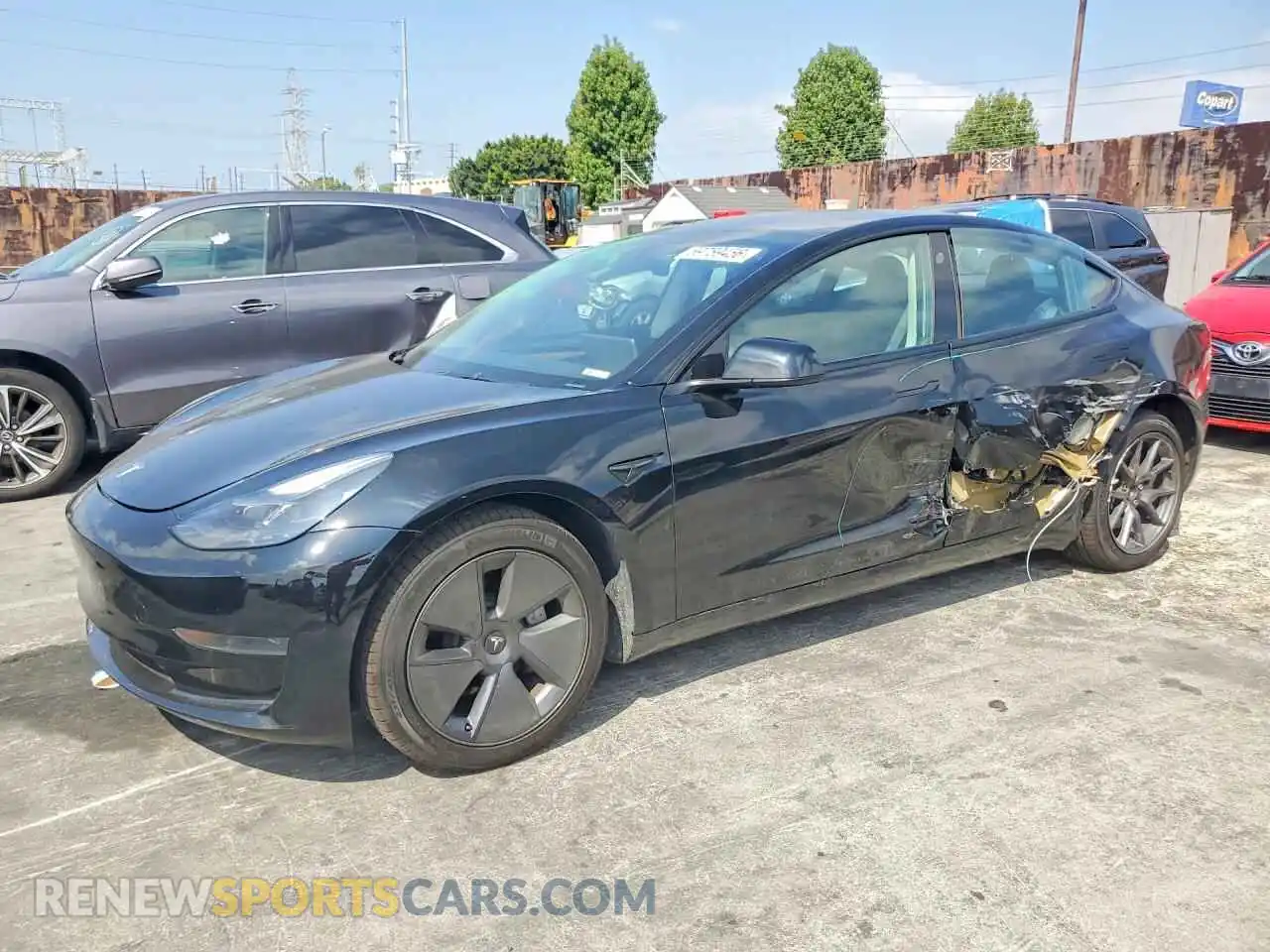 1 fotografías del automóvil dañado 5YJ3E1EA2PF568977 TESLA MODEL 3 2023