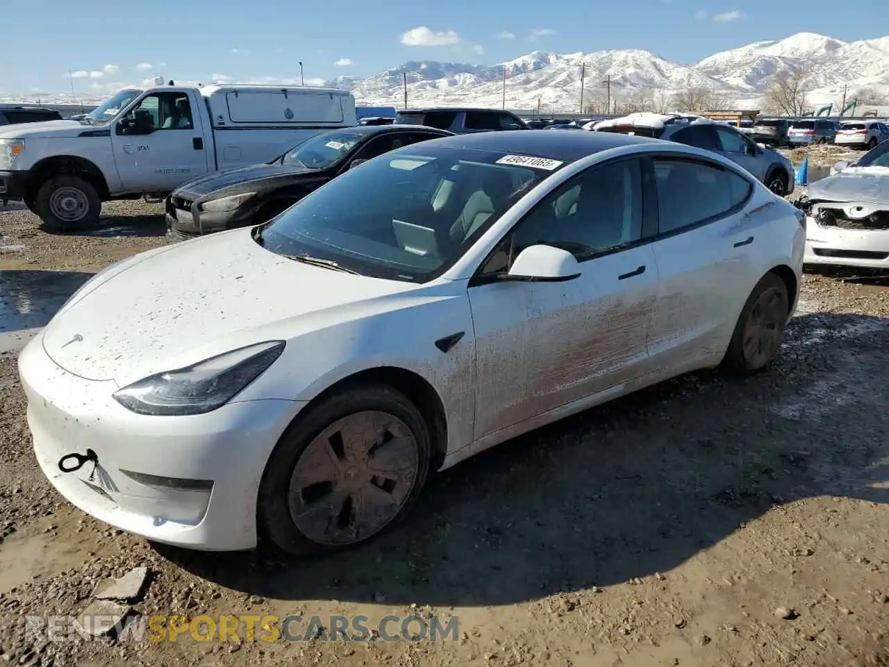 1 Photograph of a damaged car 5YJ3E1EA2PF577274 TESLA MODEL 3 2023