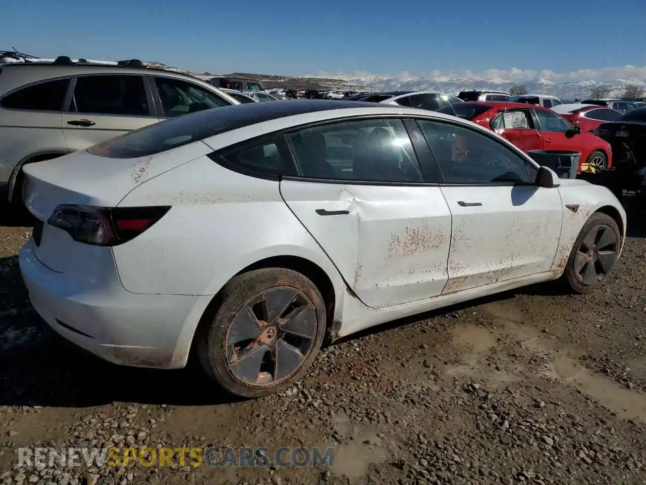 3 Photograph of a damaged car 5YJ3E1EA2PF577274 TESLA MODEL 3 2023