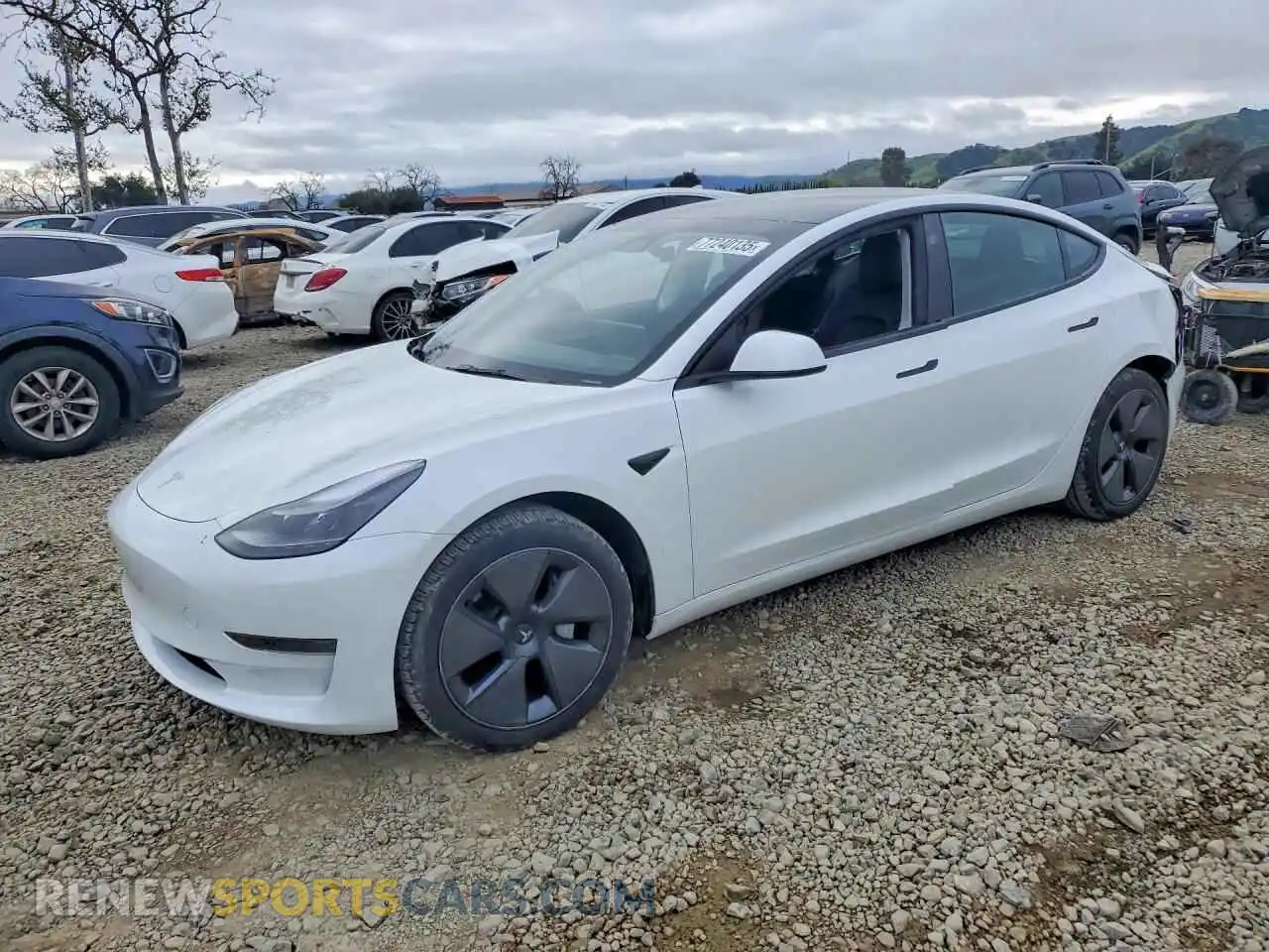 1 Photograph of a damaged car 5YJ3E1EA2PF577503 TESLA MODEL 3 2023