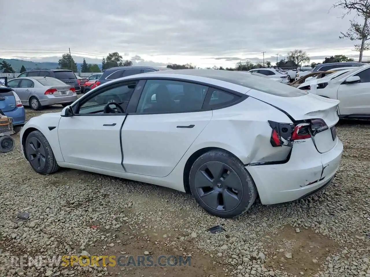 2 Photograph of a damaged car 5YJ3E1EA2PF577503 TESLA MODEL 3 2023