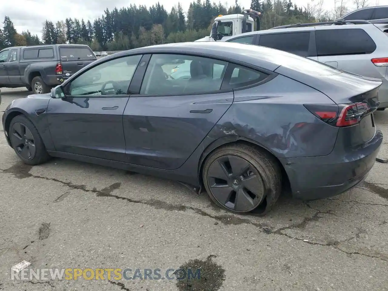 2 Фотография поврежденного автомобиля 5YJ3E1EA2PF583219 TESLA MODEL 3 2023