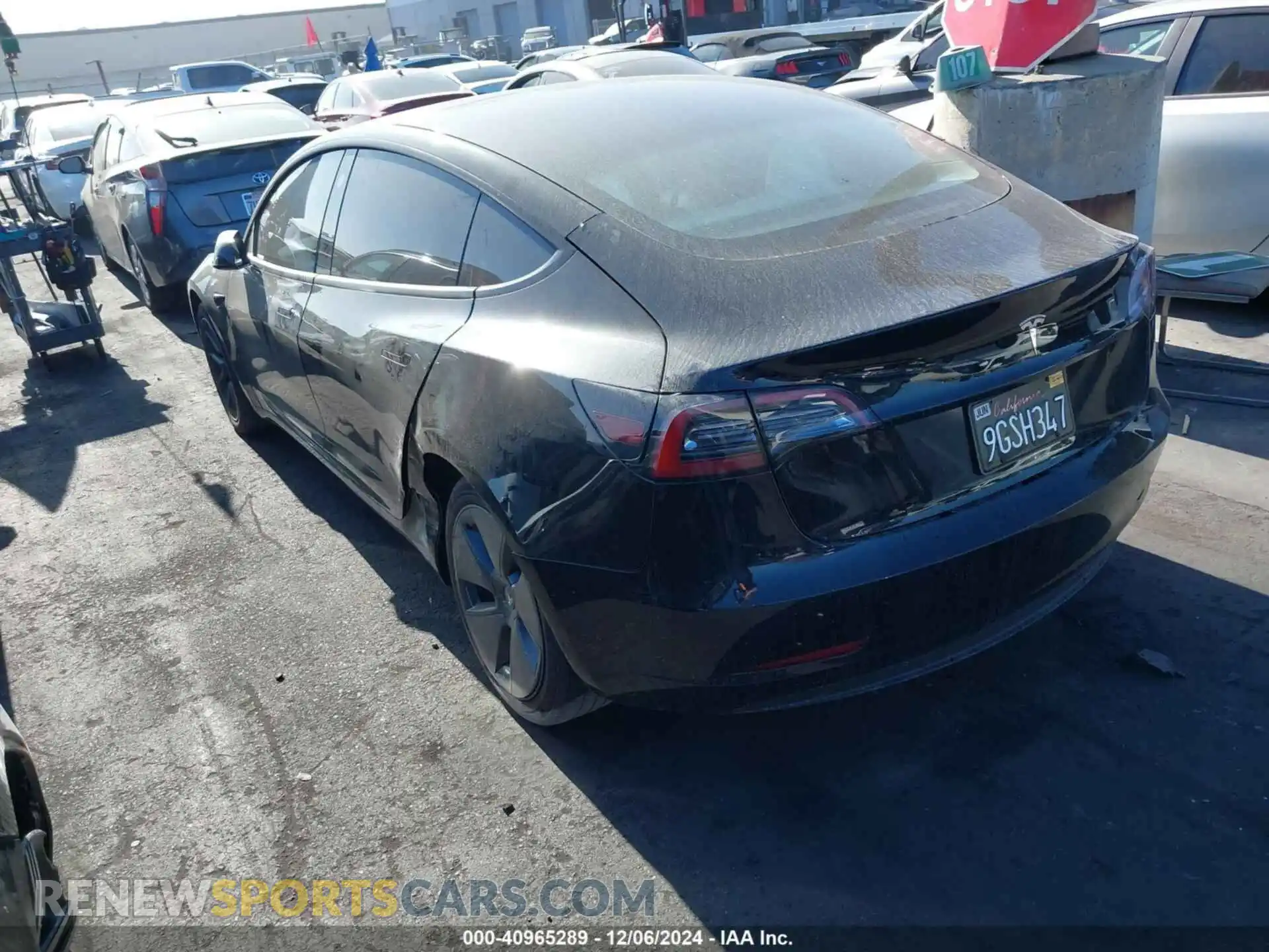 3 Photograph of a damaged car 5YJ3E1EA2PF584631 TESLA MODEL 3 2023