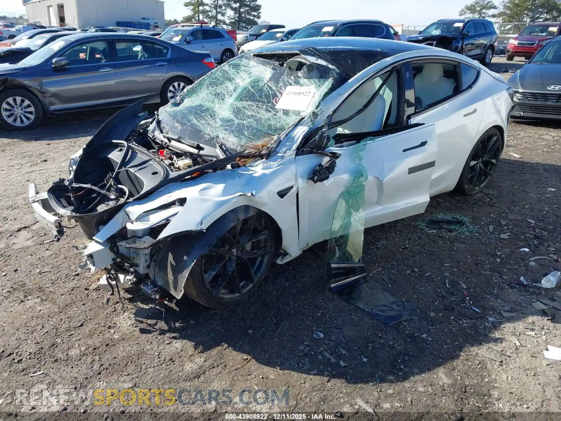 2 Photograph of a damaged car 5YJ3E1EA2PF603744 TESLA MODEL 3 2023