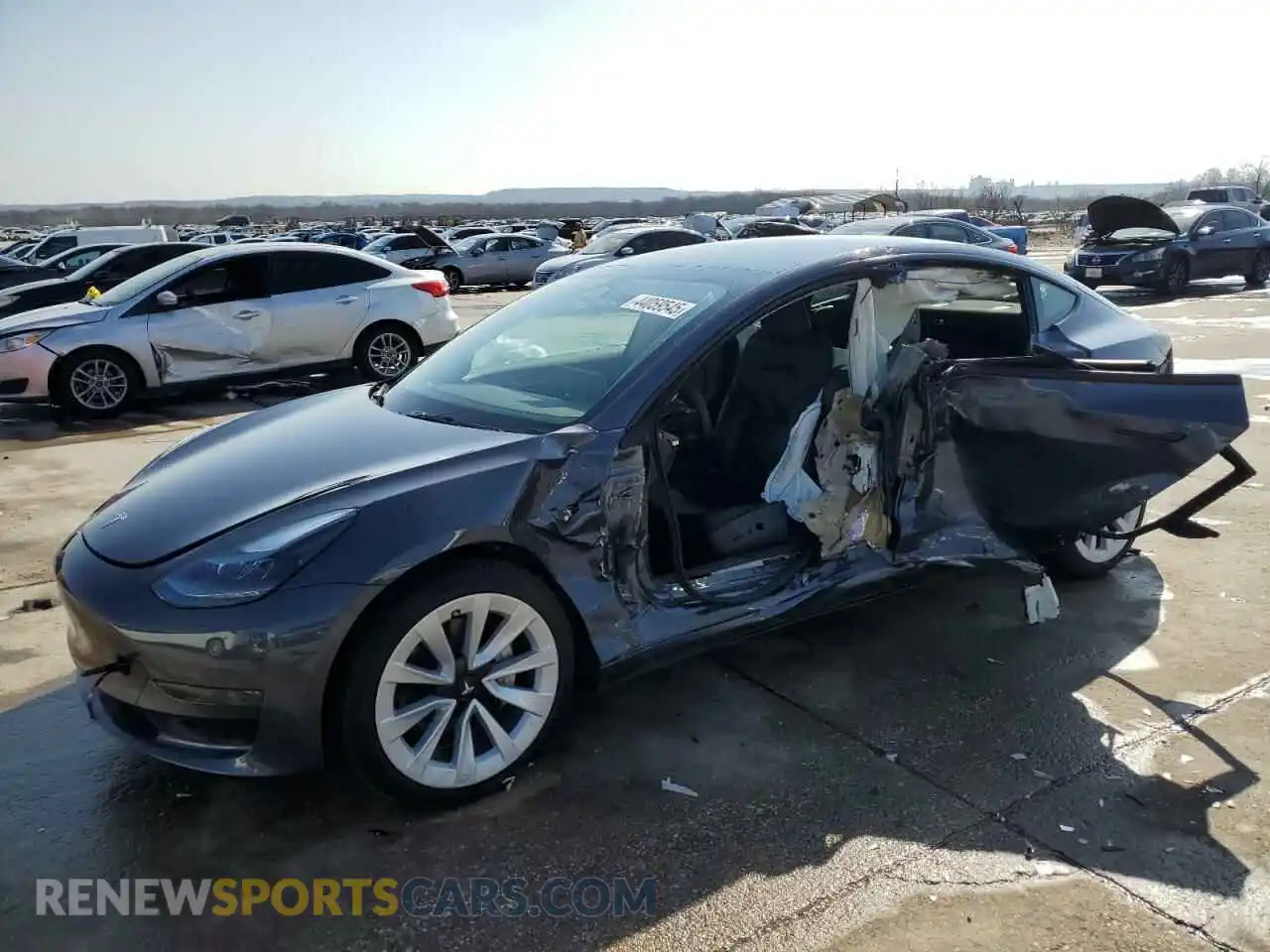 1 Photograph of a damaged car 5YJ3E1EA2PF604733 TESLA MODEL 3 2023