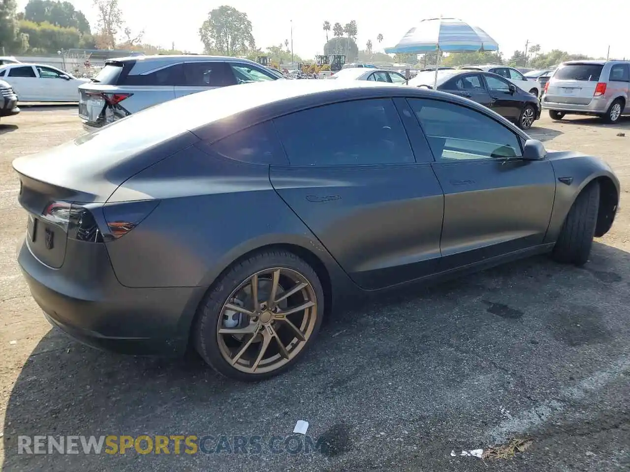 3 Photograph of a damaged car 5YJ3E1EA2PF606630 TESLA MODEL 3 2023