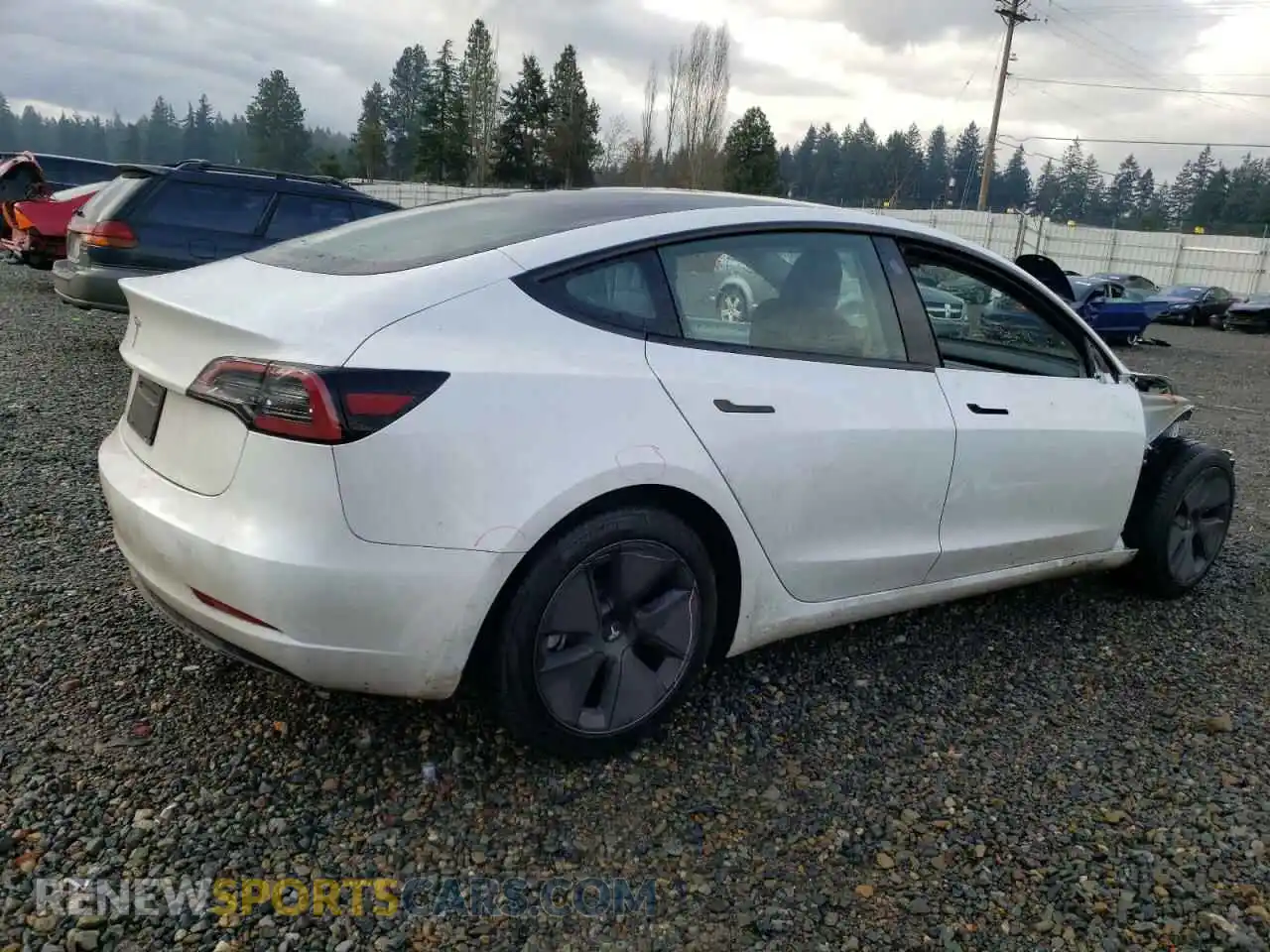 3 Photograph of a damaged car 5YJ3E1EA2PF609155 TESLA MODEL 3 2023